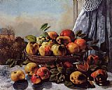 Still Life Fruit by Gustave Courbet